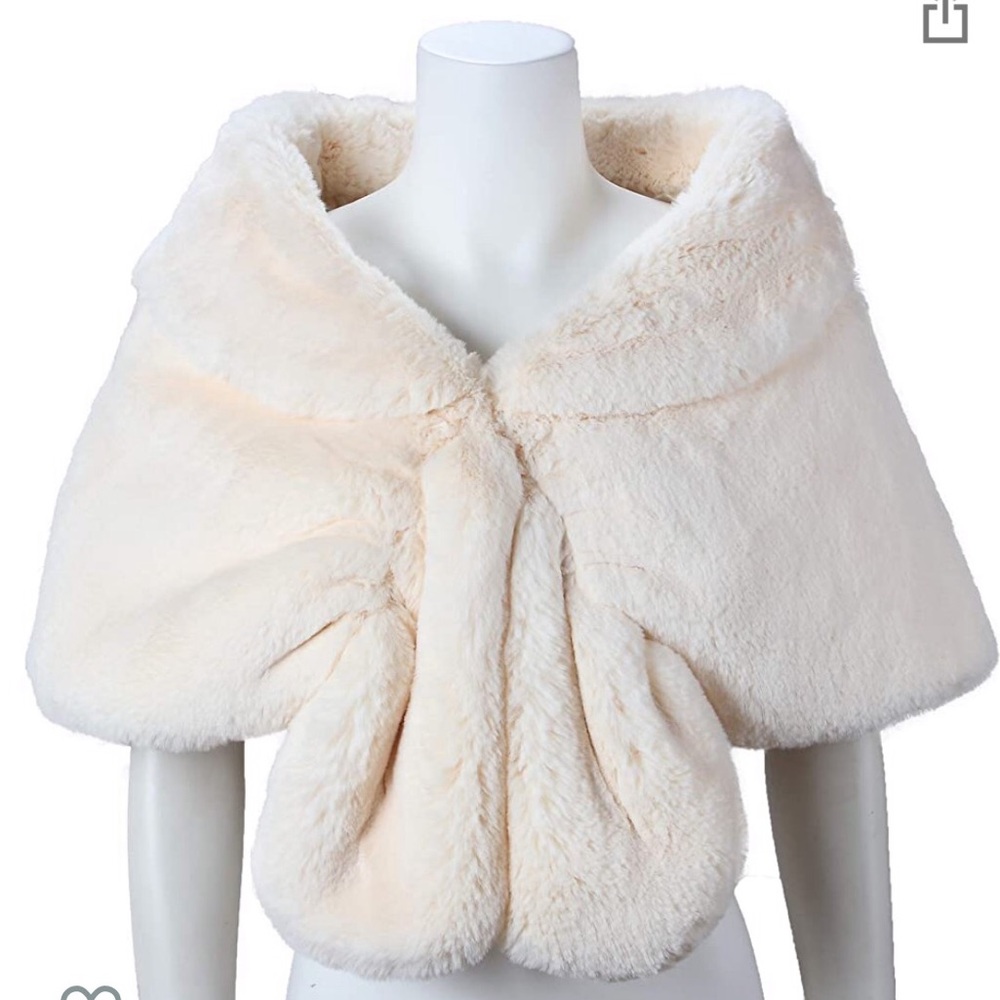 Apricot color shawl